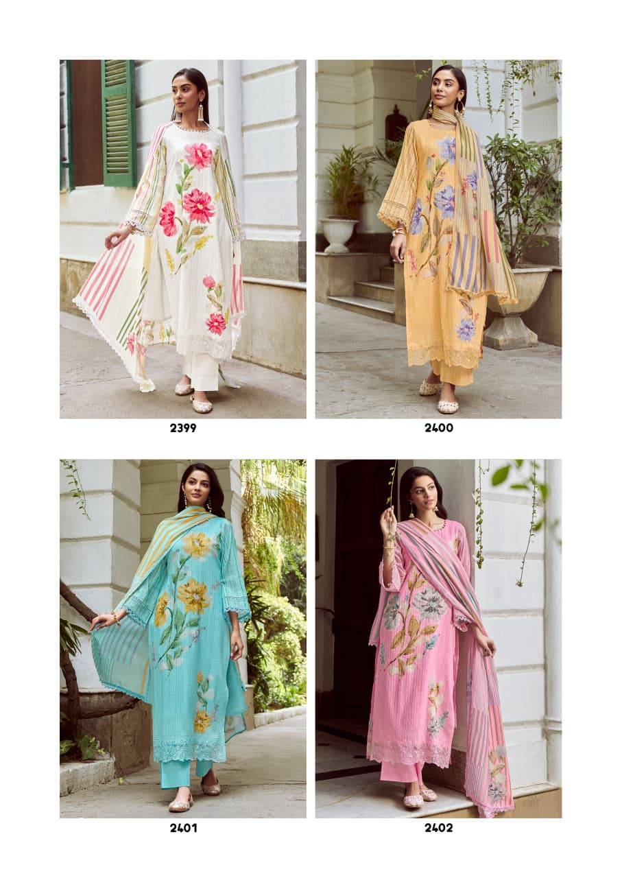 Gulabi vol-89 By Kimora suit 2399 To 2402 Series Stylish Beautiful Colourful PURE COTTON Dresses At Wholesale Price